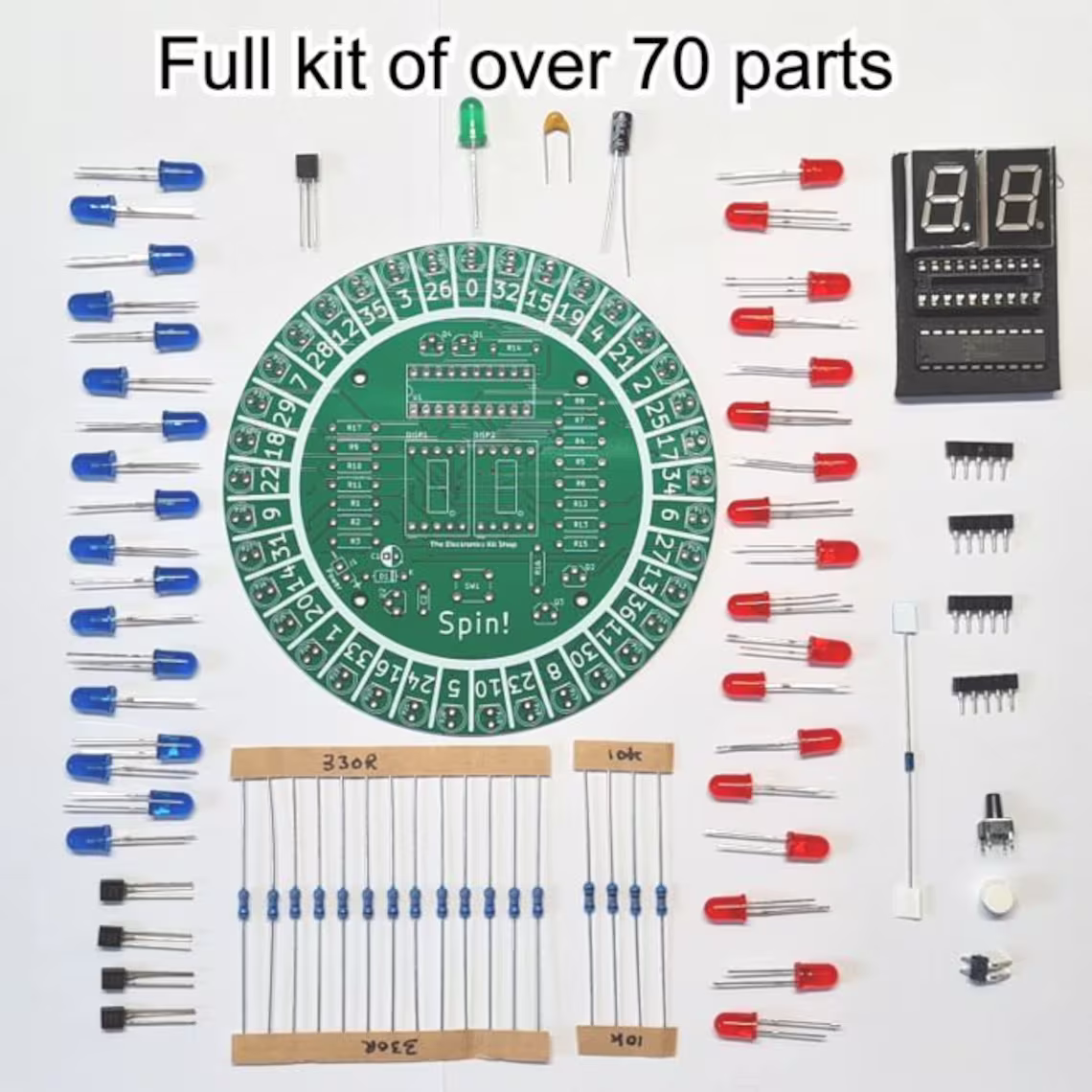 Roulette Wheel Kit Parts