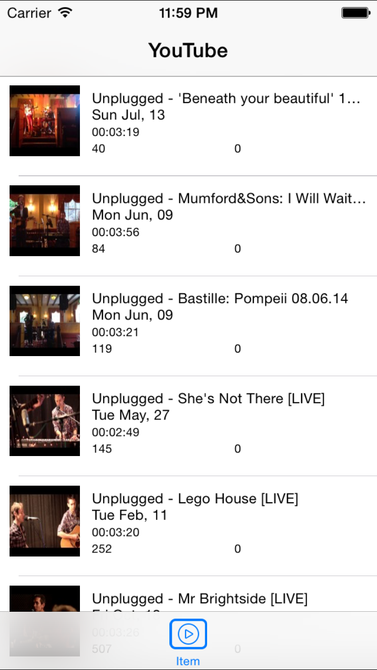 YouTube - Unplugged