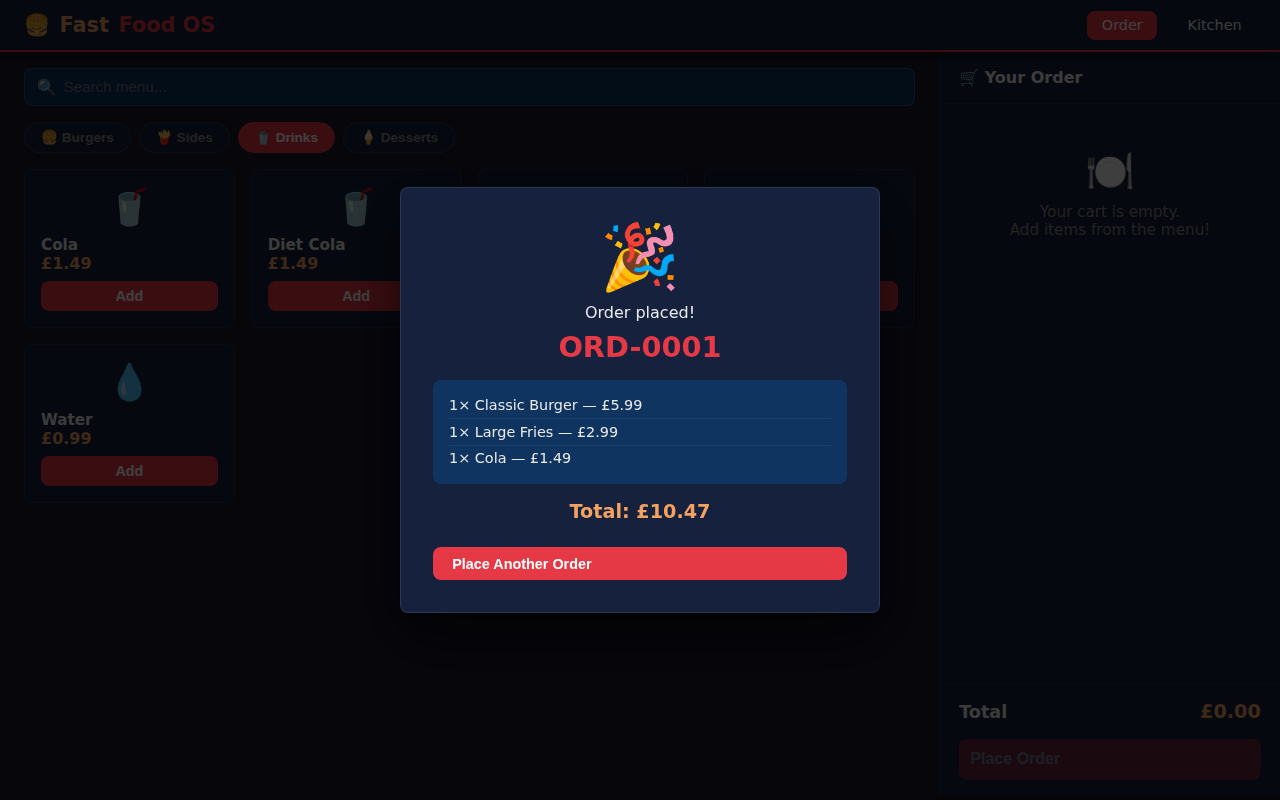 Customer App - Order