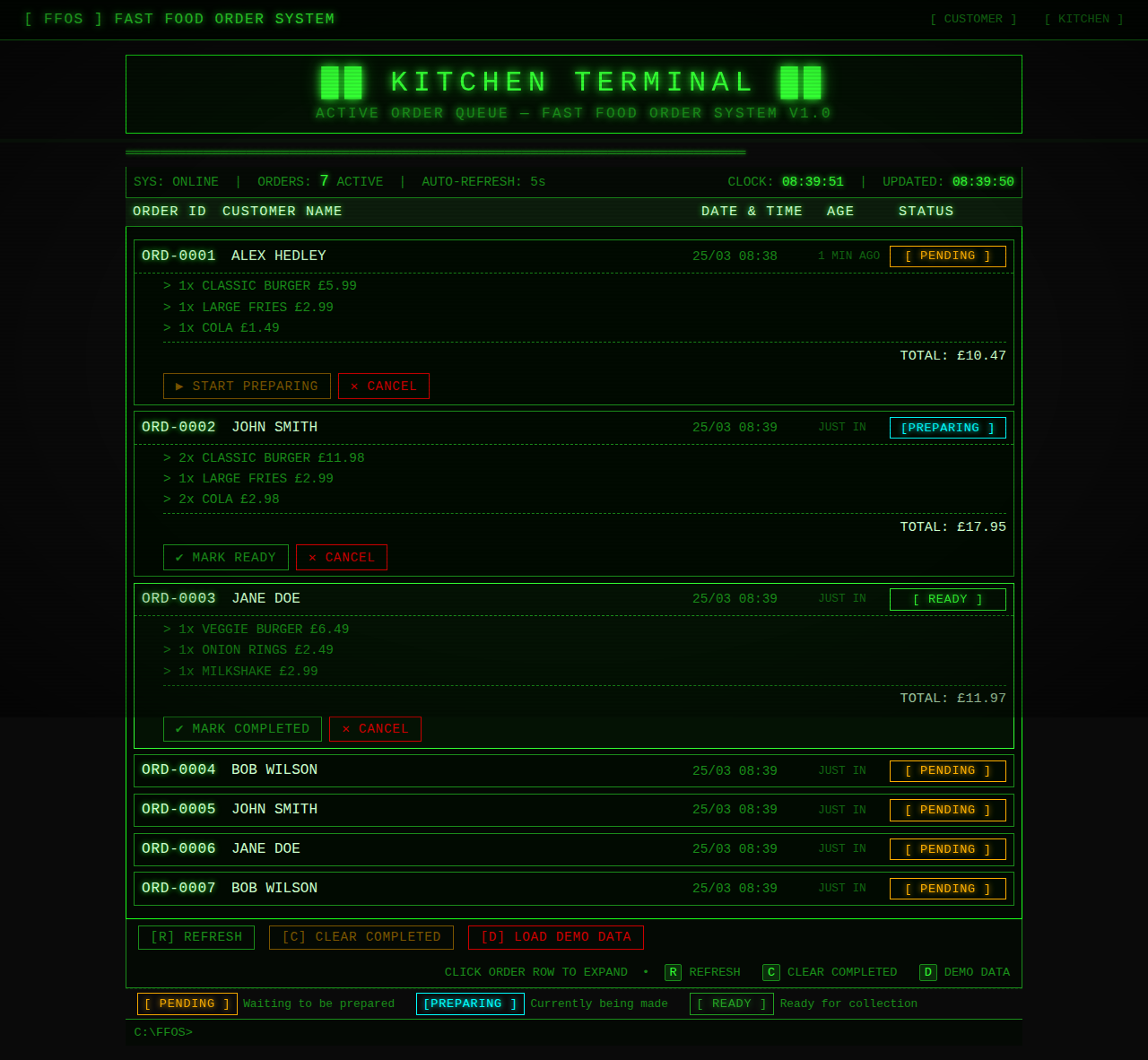 Kitchen Terminal - Expanded