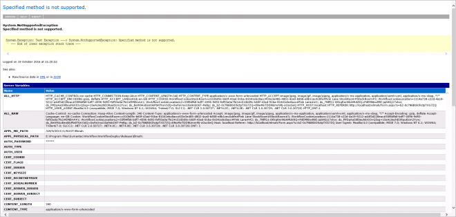 Elmah Log Details Not Supported