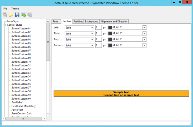 SWTE ControlStyles Borders