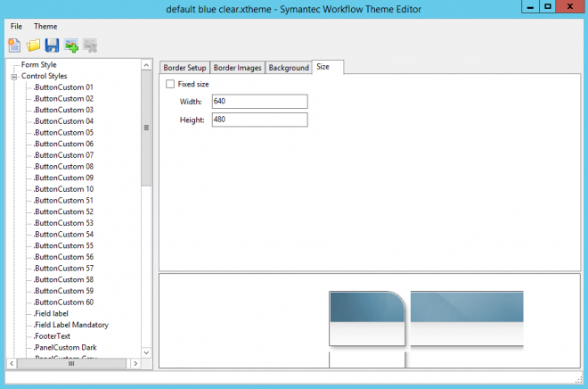 SWTE FormStyles Size