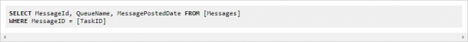 SQL - Messages