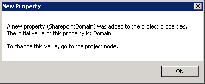 Sharepoint Property - Domain