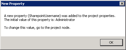 Sharepoint Property - Username