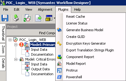 Workflow - Menu - Plugins