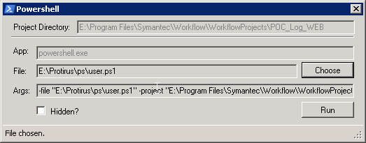 Workflow Plugins Powershell