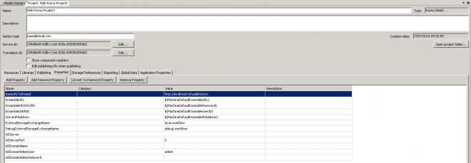 WorkflowProjectProperties